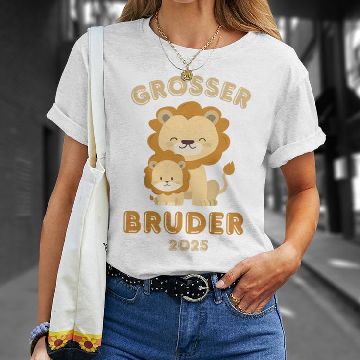 Kinder Ich Werde Großer Bruder 2025 Big Lion Brother Baby T-Shirt Geschenke für Sie