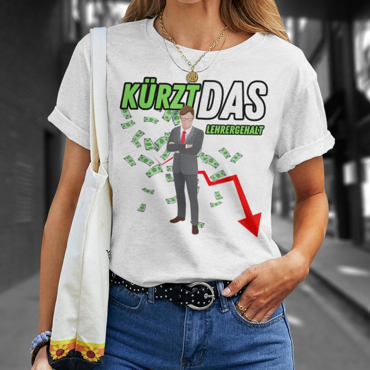 Kürzt Das Lehrergehalt Spruch Lustig T-Shirt Geschenke für Sie