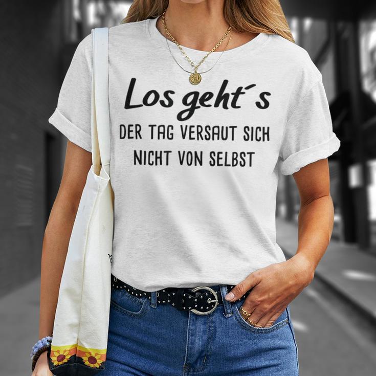 Los Geht´S Der Tagersaut Sich Nichton Selbst T-Shirt Geschenke für Sie