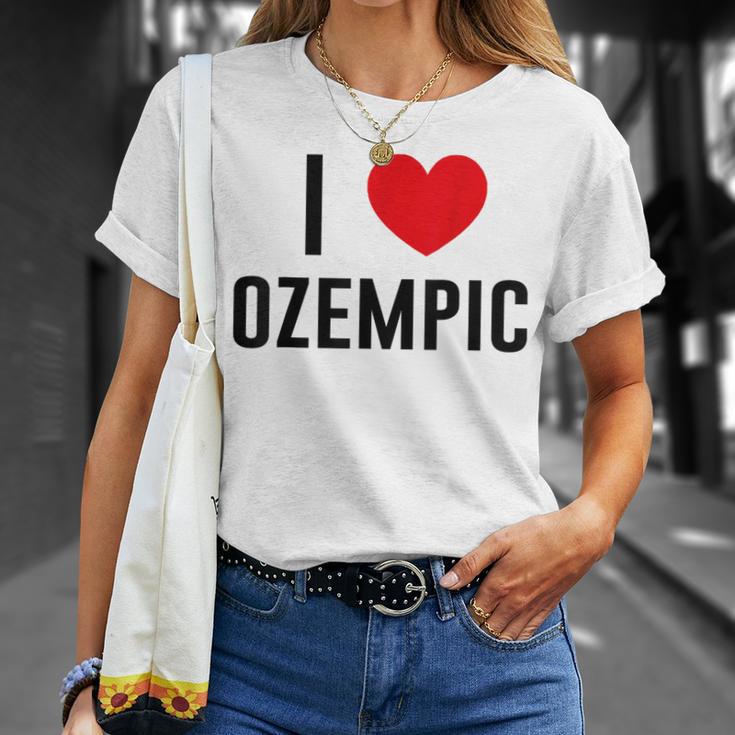 I Love Ozempic I Love Ozempic T-Shirt Geschenke für Sie