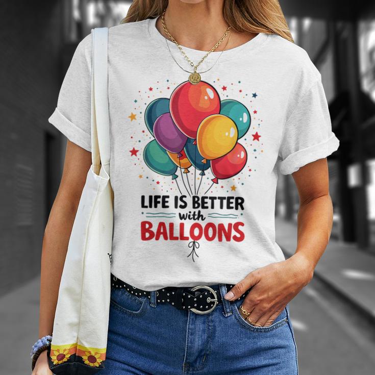 Lustiger Looner Mit Aufschrift „I Love Balloons“ Für Ballonliebhaber T-Shirt Geschenke für Sie