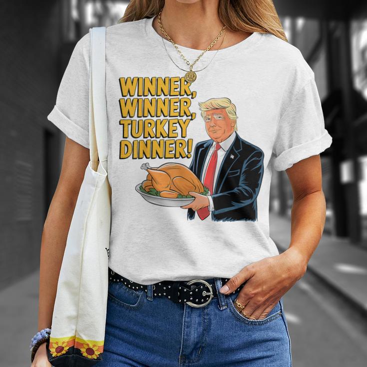 Lustiger Trump-Gewinner Truthahn Dinner Thanksgiving T-Shirt Geschenke für Sie