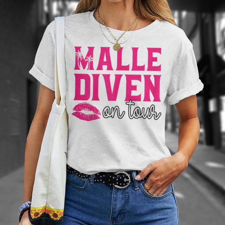 Malle Diven On Tour Slogan T-Shirt Geschenke für Sie