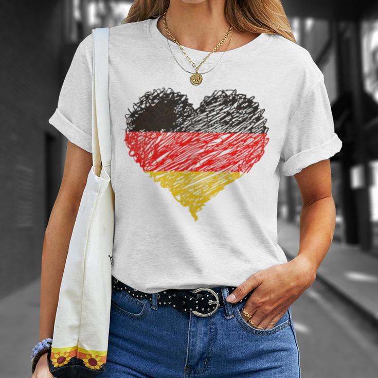 Mein Herz Schlagt Für Deutschland Blue T-Shirt Geschenke für Sie