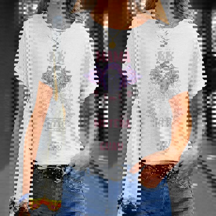 Motera Mamá Moteraintage Manga Larga Camiseta unisex Regalos para ella