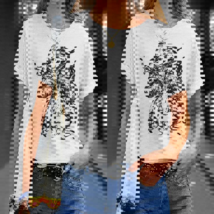 Octopus Sea Life Abbigliamento Maglietta Regalos para ella