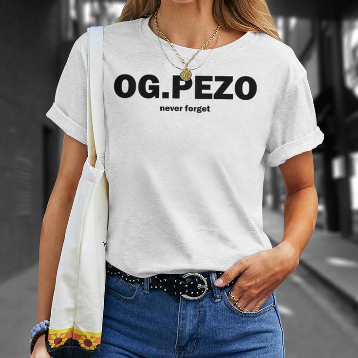 Og Pezo Never Forget T-Shirt Geschenke für Sie