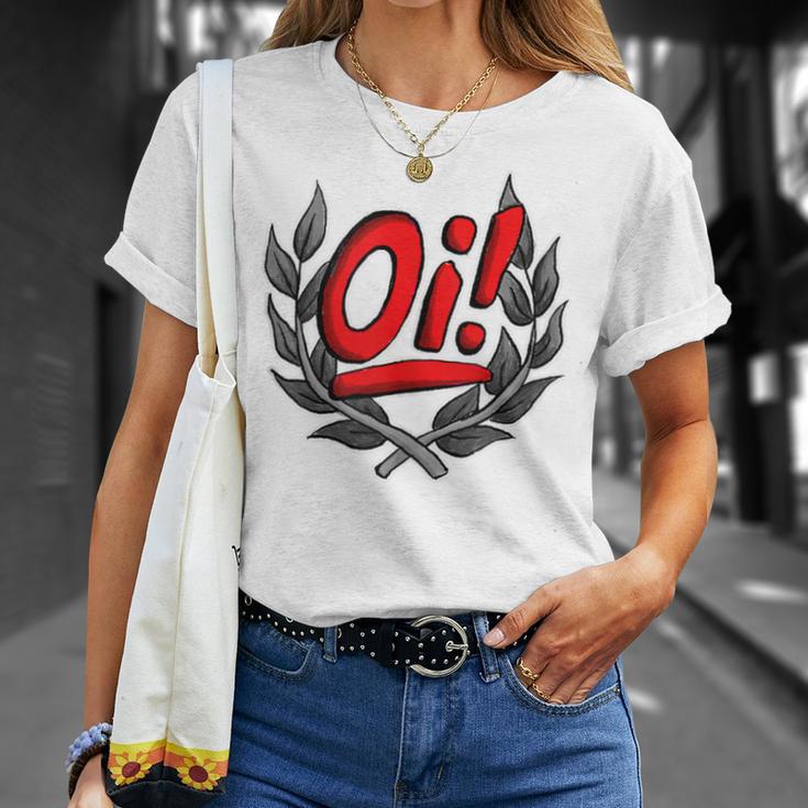 Oi Oi Oi Skinhead Hardcore & Ska Punk Sin Mangas Camiseta unisex Regalos para ella