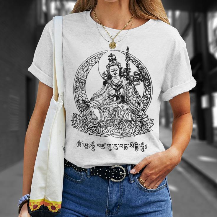 Padmasambhava Guru Rinpoche Tibetan Buddha Mantra Buddhist T-Shirt Geschenke für Sie