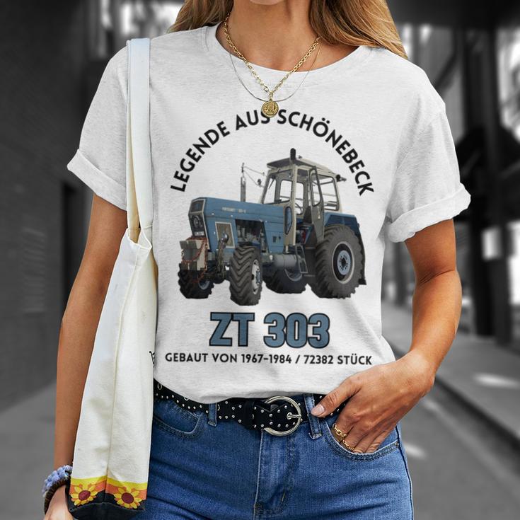 Progress Zt 303 Tractor Legend From Schönebeck Gray T-Shirt Geschenke für Sie