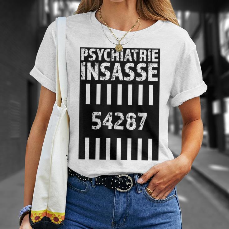 Psychiatrie Insasse 54287 Kostüm Knast Gefängnis T-Shirt Geschenke für Sie