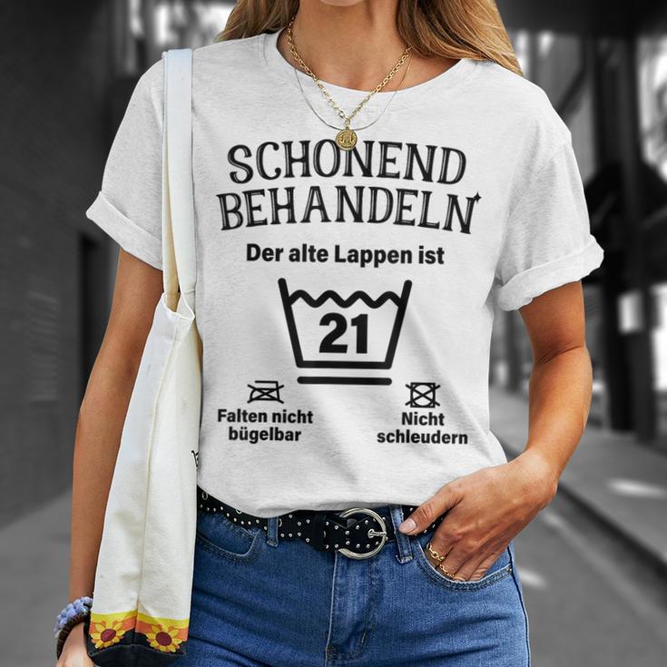 Schonend Treateln 21St Birthday Der Alte Lappen Ist 21 T-Shirt Geschenke für Sie