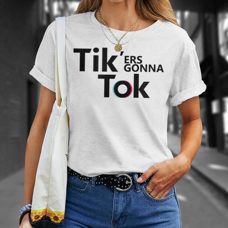 Tik'ers Gonna Tok Gray T-Shirt Geschenke für Sie