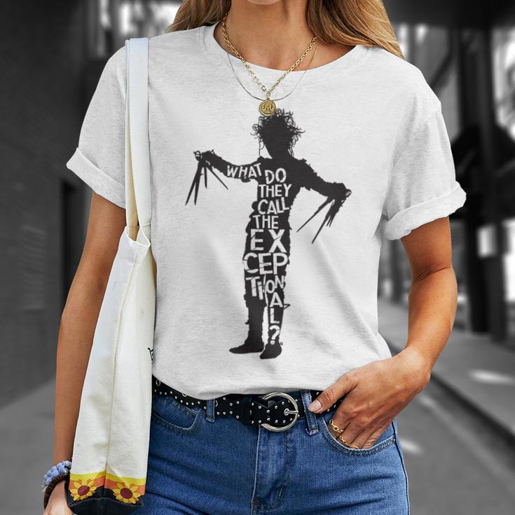 Tim Burton's Edward Scissorhands Movie Quote T-Shirt Geschenke für Sie