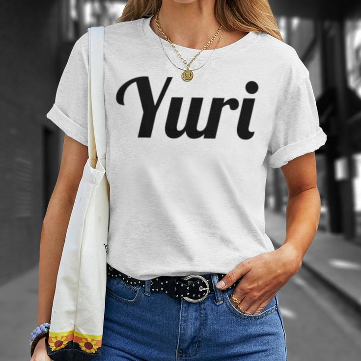 Top That Says The Name Yuri Niedliche Erwachsene Kinder Grafik T-Shirt Geschenke für Sie