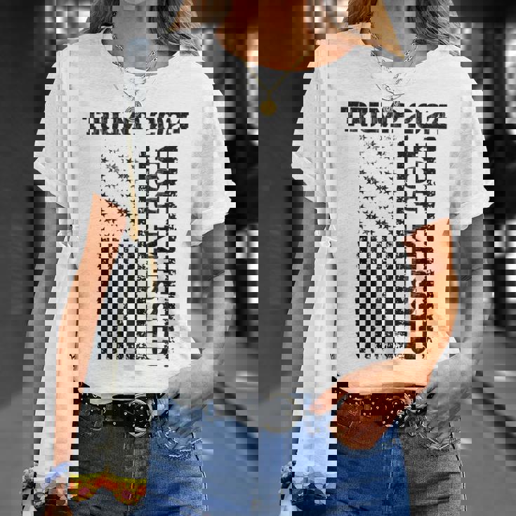 Trump 2024 You Missed Vintage American Flag Trump 2024 T-Shirt Gifts for Her