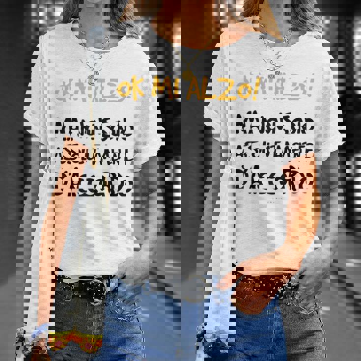 Uomo Mi Alzo Non Sono D'accordoUomo Pigro Divertente Maglia Con Maniche Raglan Maglietta Regalos para ella