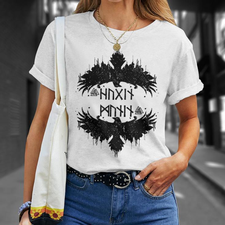 Vikingalhalla Medieval Hugin & Munin T-Shirt Geschenke für Sie