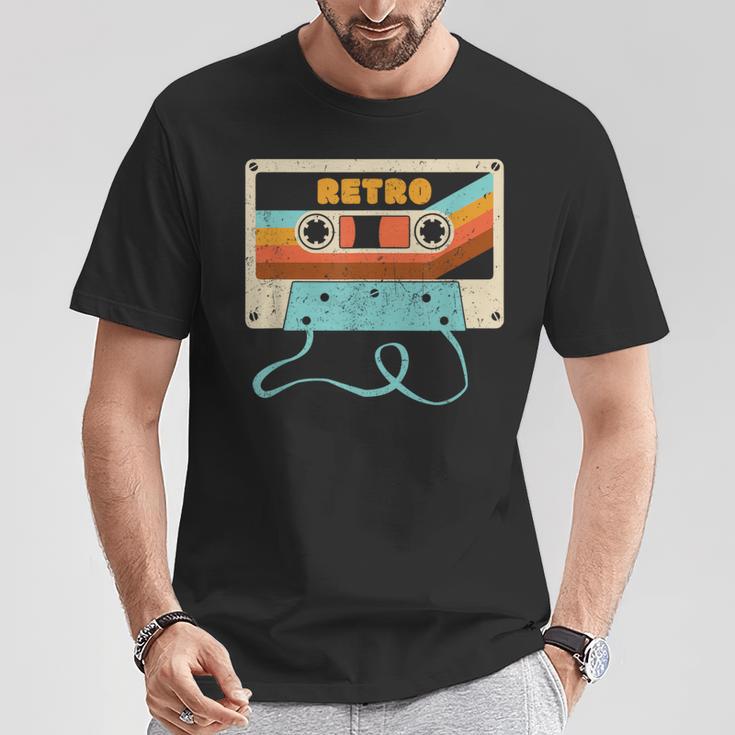 70S 80S 90S Retrointage Cassette T-Shirt Lustige Geschenke