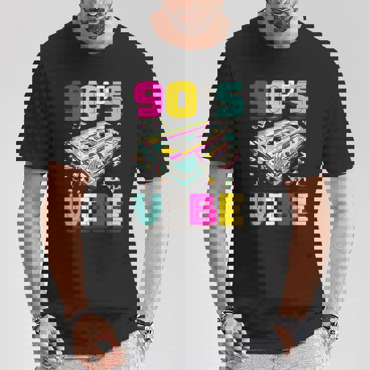 90'Sibe Old School 90 Disfraz De Música Para Fiesta De Los Años 90 Camiseta unisex Regalos divertidos