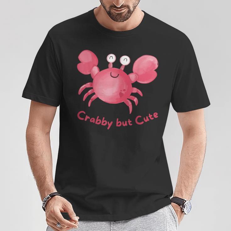 Adorablemente Lindo Cangrejo Para Niñas Niños Cangrejo Pero Lindo Camiseta unisex Regalos divertidos