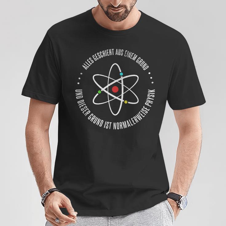 Alles Geschiecht Aus Einer Grund Physik Physiker Teacher T-Shirt Lustige Geschenke