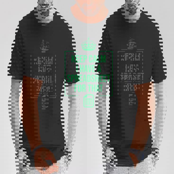 Amusant Excel Spreadsheets Cadeau Pour Les Amoureux Comptables Hommes S T-Shirt Cadeaux drôles