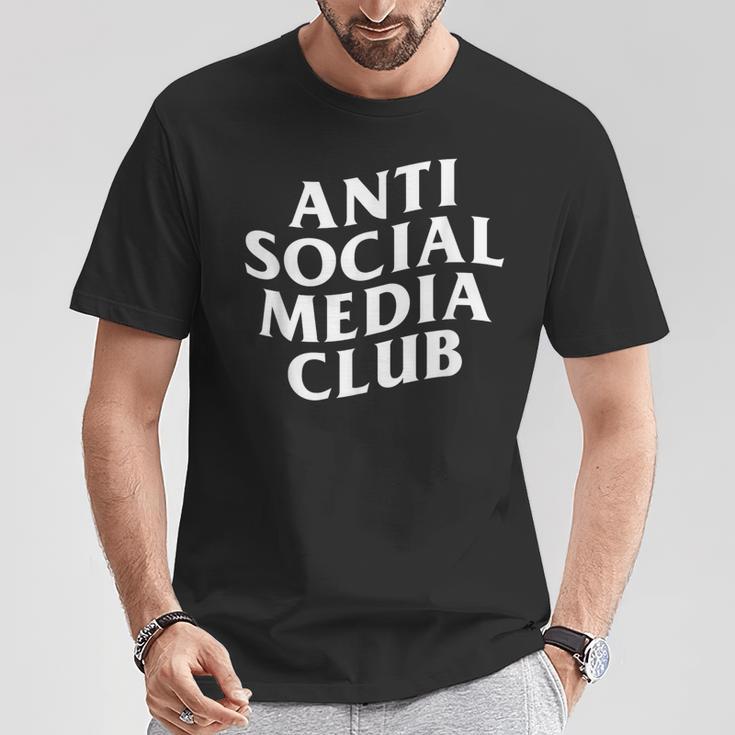 Anti Social Media Club T-Shirt Lustige Geschenke