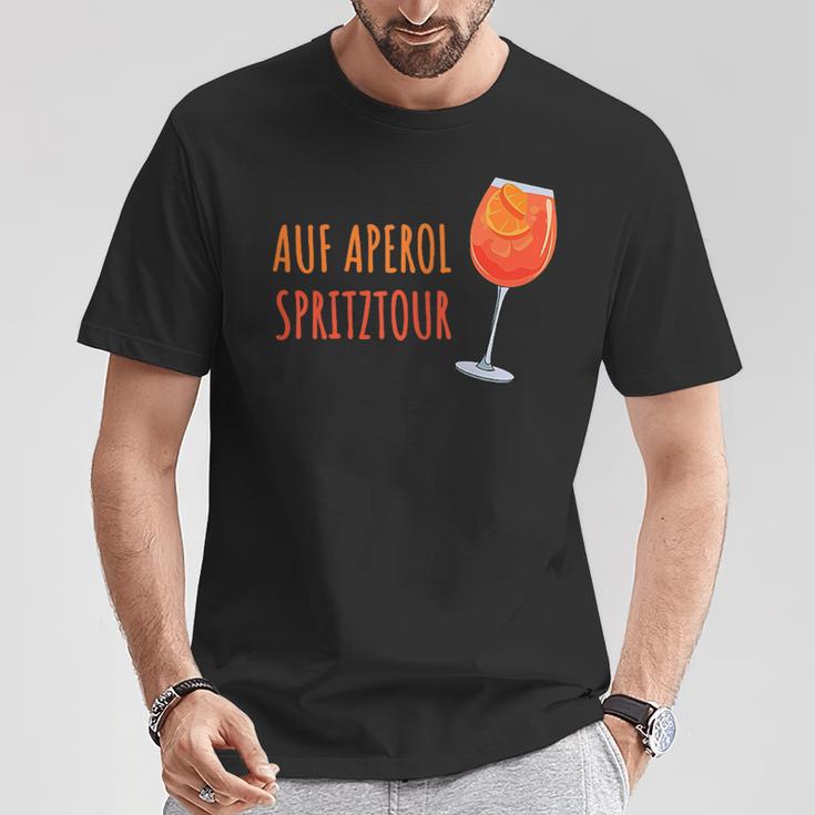 Aperol Bin Auf Aperol Spritztour S T-Shirt Lustige Geschenke