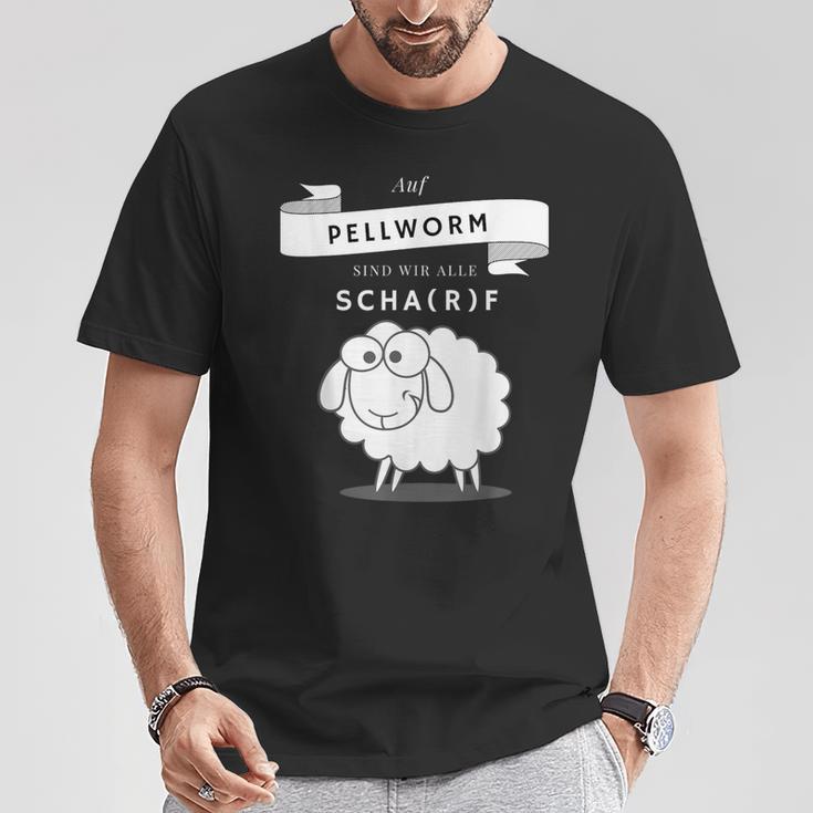 Auf Pellworm Sind Wir Alle Scharf T-Shirt Lustige Geschenke