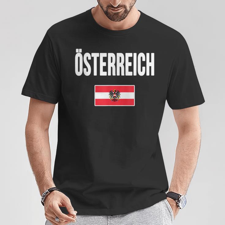 Austria Flag Austria Austria T-Shirt Lustige Geschenke