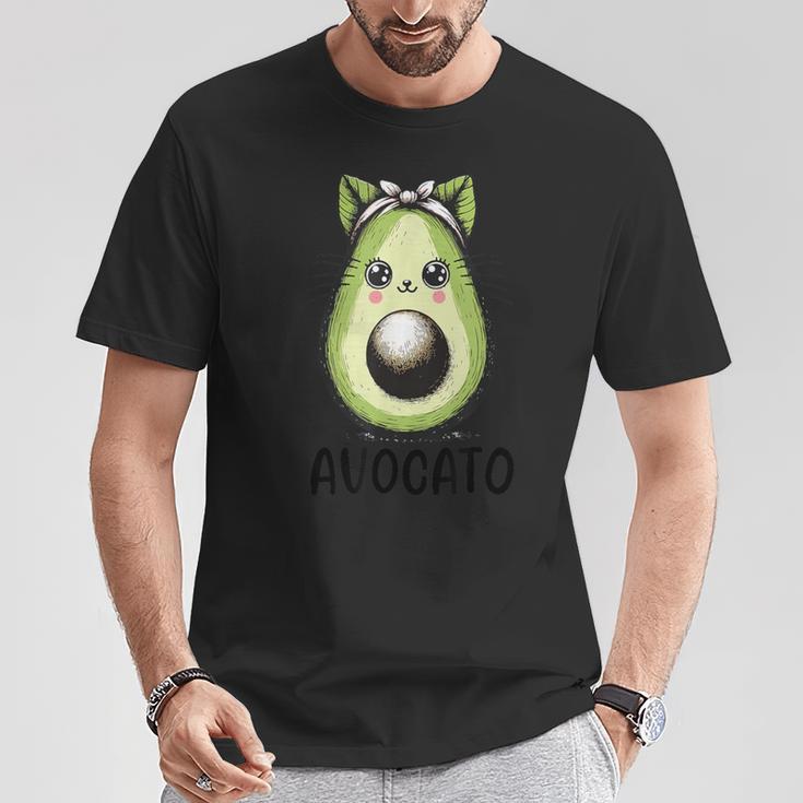 Avocado Cat Avocato T-Shirt Lustige Geschenke