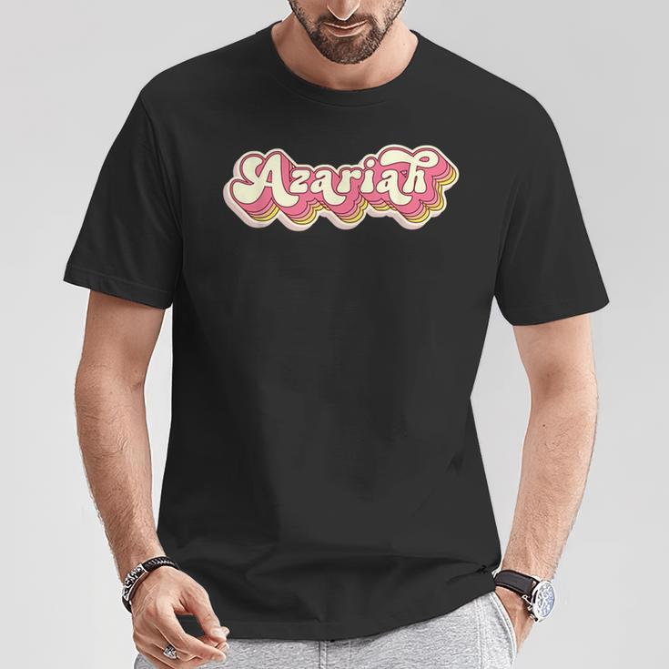 Azariah Name Personalisierterorname Nachname T-Shirt Lustige Geschenke