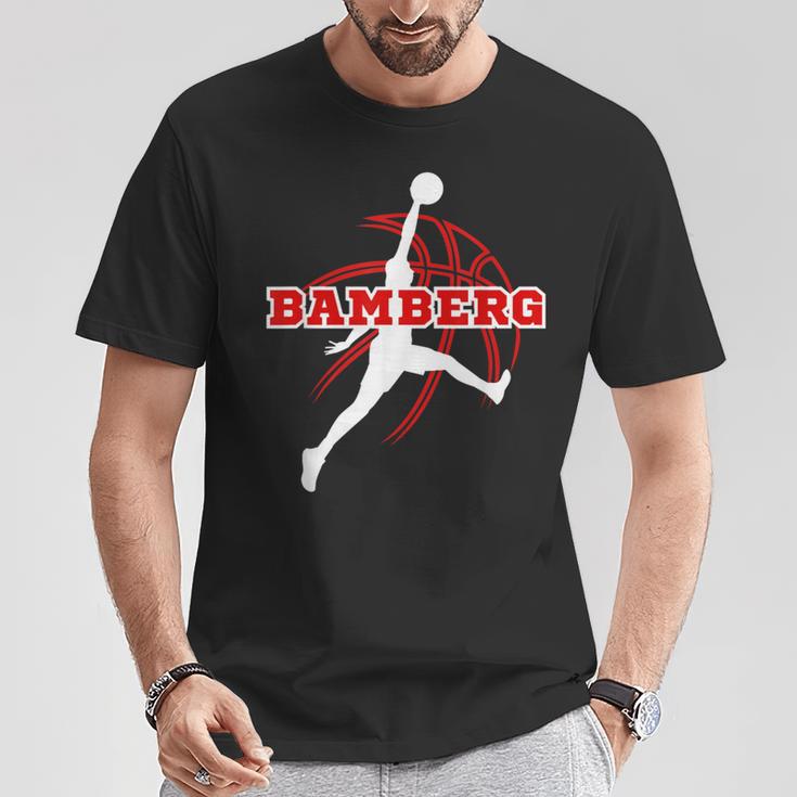 Bamberg Basketball Fan Support Franken Stadium Red T-Shirt Lustige Geschenke