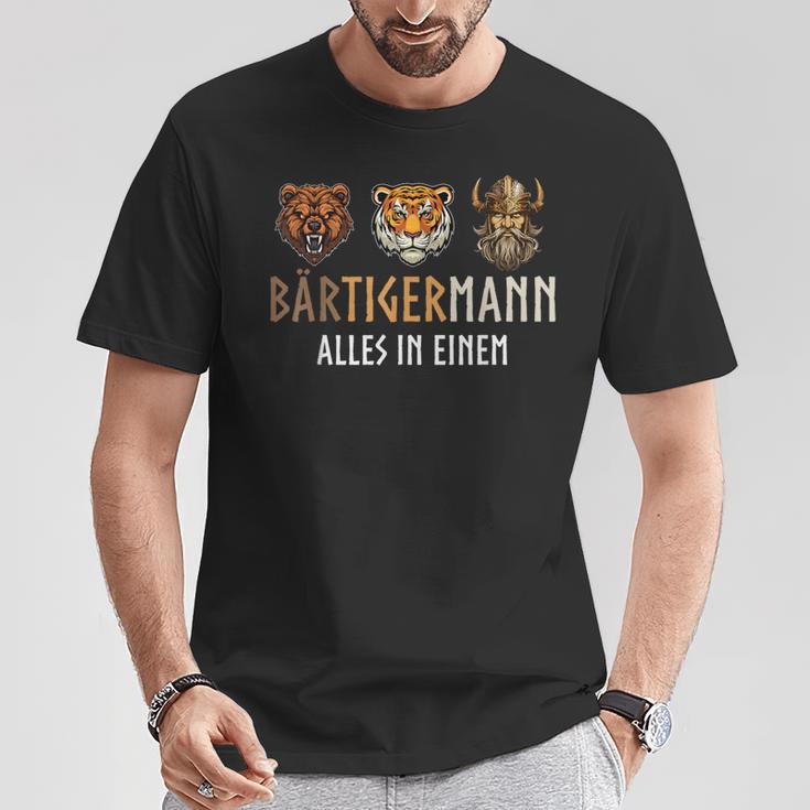 Bärtigermann Alles In Einemiking Wikinger Sayings T-Shirt Lustige Geschenke