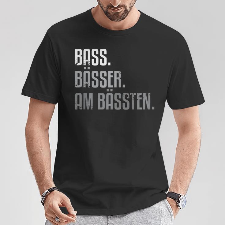 Bass For Bassisten T-Shirt Lustige Geschenke