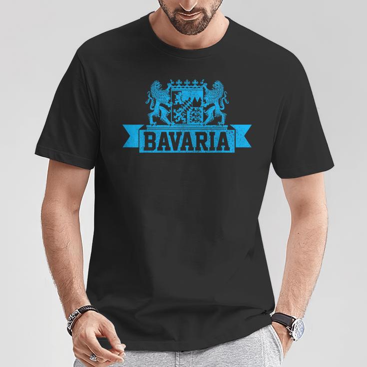 Bavaria Bavaria Bavarian Flag Pride Souvenir T-Shirt Lustige Geschenke