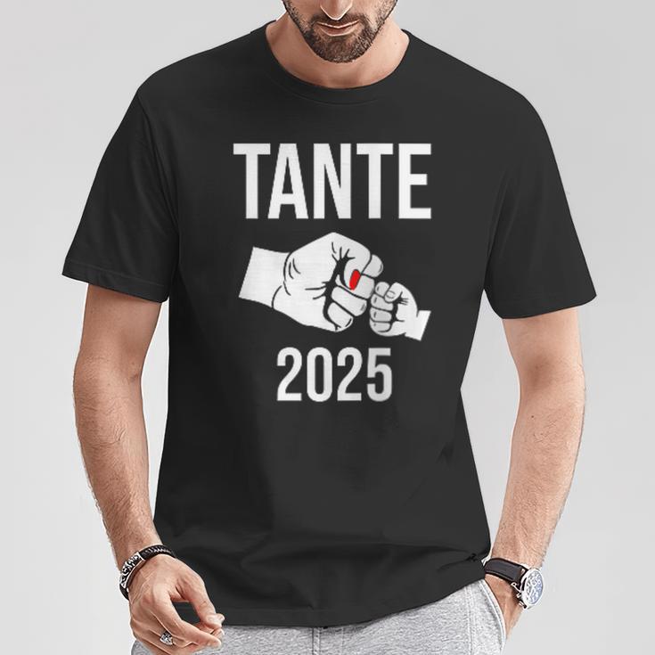 Befördert Zur Tante 2025 Ich Werde Tante 2025 Tante 2025 T-Shirt Lustige Geschenke