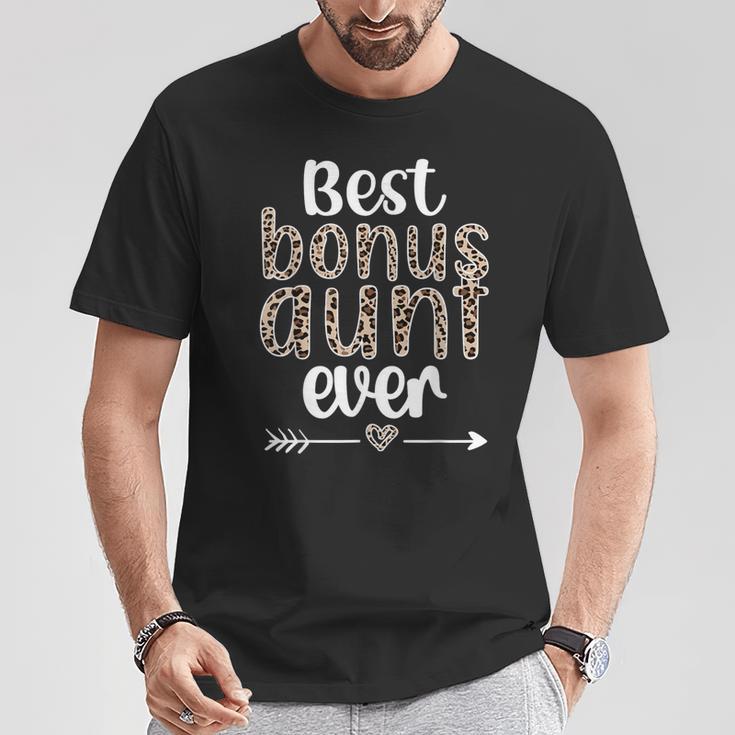 Best Bonus Aunt Ever Step Aunt Bonus Aunt T-Shirt Lustige Geschenke