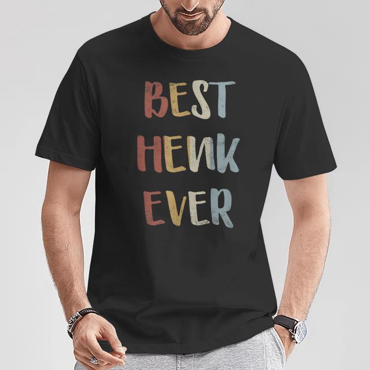 Best Henk Ever Retrointage First Name T-Shirt Lustige Geschenke