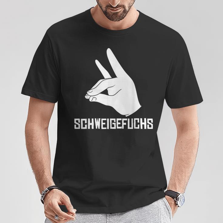 Best Schweigefuchs S T-Shirt Lustige Geschenke