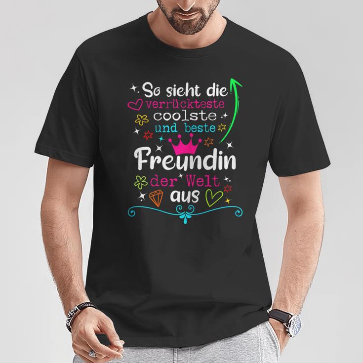 Beste Freundin Der Welt Bff T-Shirt Lustige Geschenke