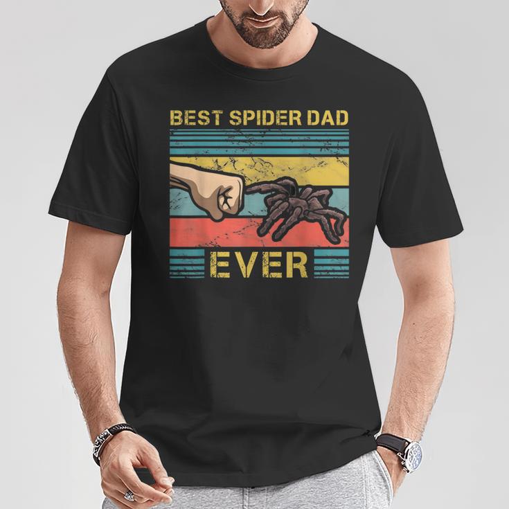 Bester Spinnen Papa Tarantula Pet Terrarium Father T-Shirt Lustige Geschenke