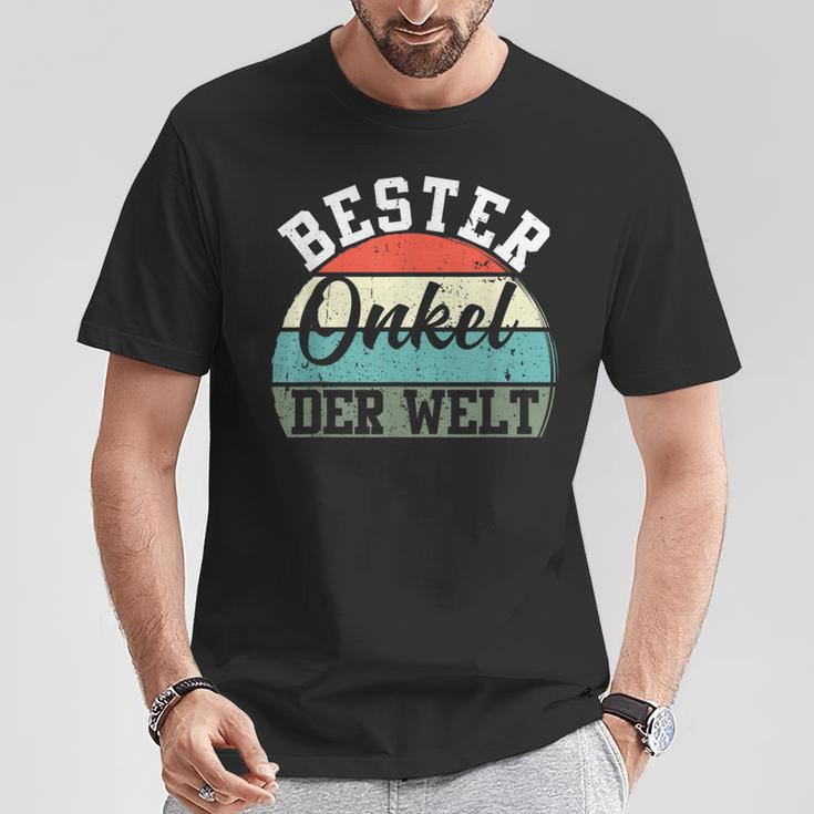 Bester Uncleater Der Weltintage Retro Father's Day T-Shirt Lustige Geschenke