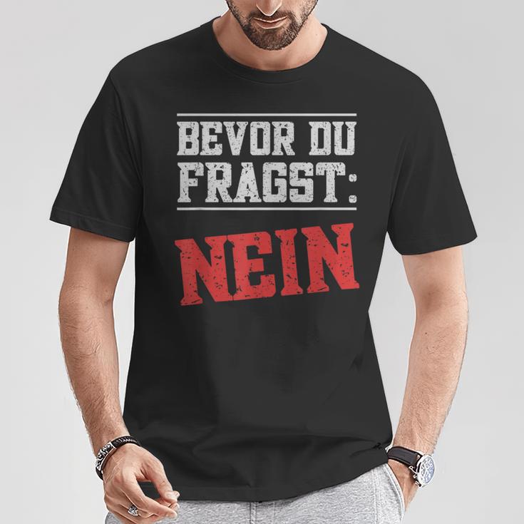 Bevor Du Fragen German T-Shirt Lustige Geschenke