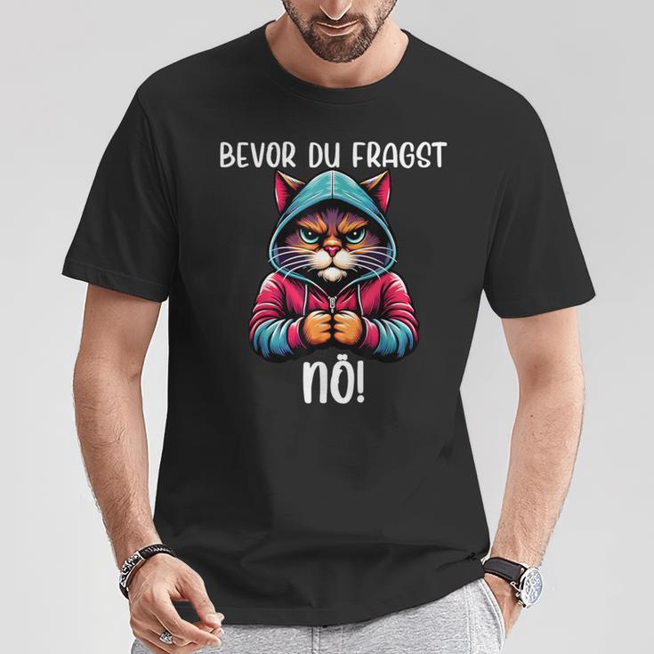 Bevor Du Fragst Nö Bevor Du Fragst Nö T-Shirt Lustige Geschenke