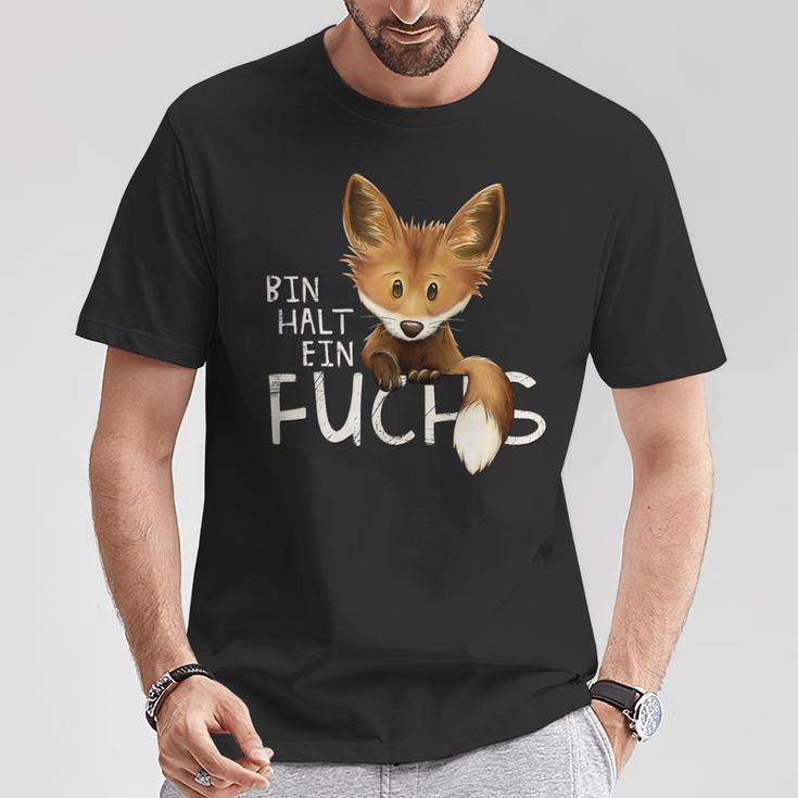 Bin Halt Eben Ein Fuchserwegen Fuchsiges Statement T-Shirt Lustige Geschenke