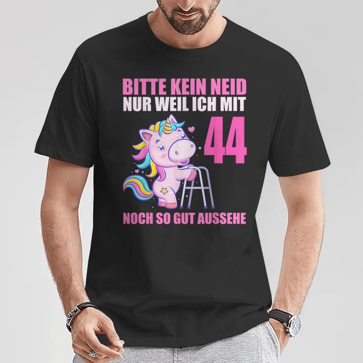 Bitte Kein Eneid Gut Aussehe 44 Jahre Unicorn 44Th Birthday T-Shirt Lustige Geschenke