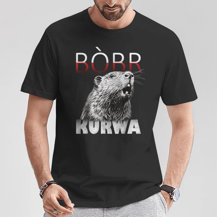 Bobr Kurwa Biber Bober Bobr T-Shirt Lustige Geschenke