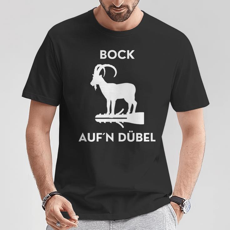 Bock Auf ´N Dübel Kiffen Cannabis Weed 420 Bong Grass High T-Shirt Lustige Geschenke